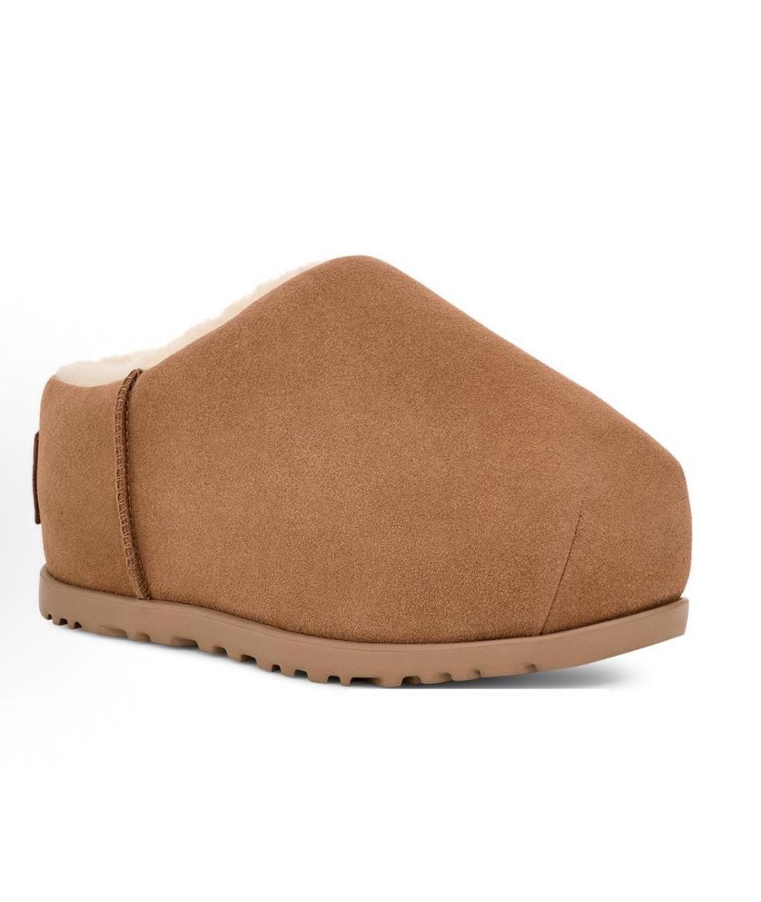 UGG AUSTRALIA Коричневые замшевые сабо, фото 2