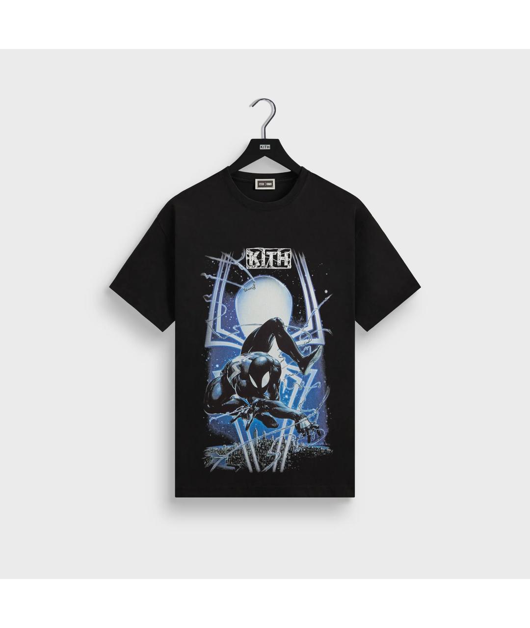 KITH Черная хлопковая футболка, фото 3