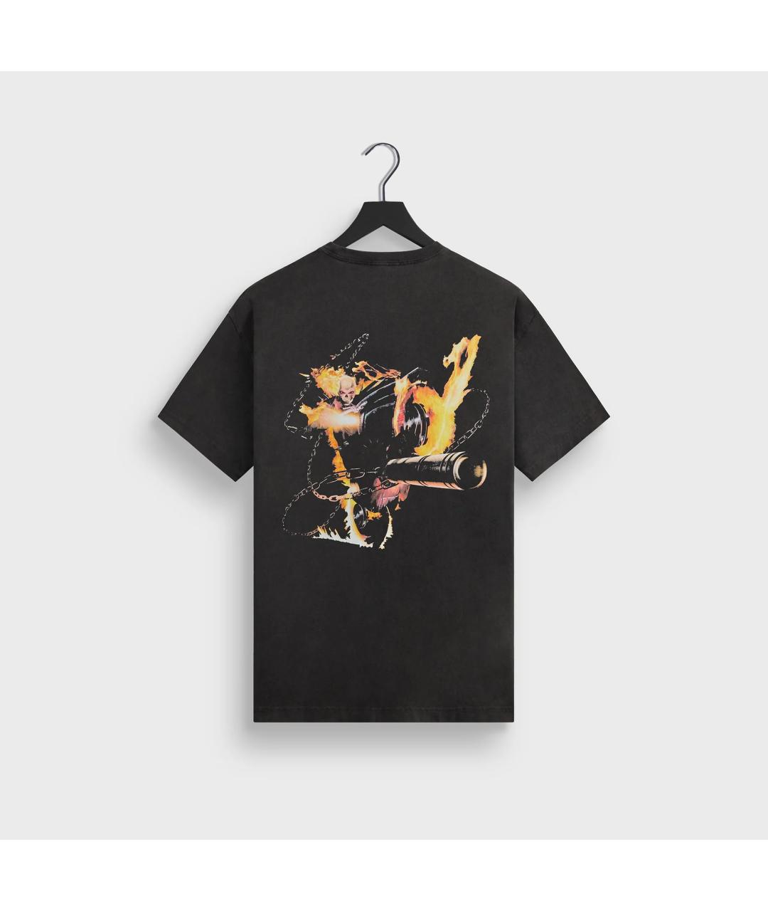 KITH Черная хлопковая футболка, фото 2