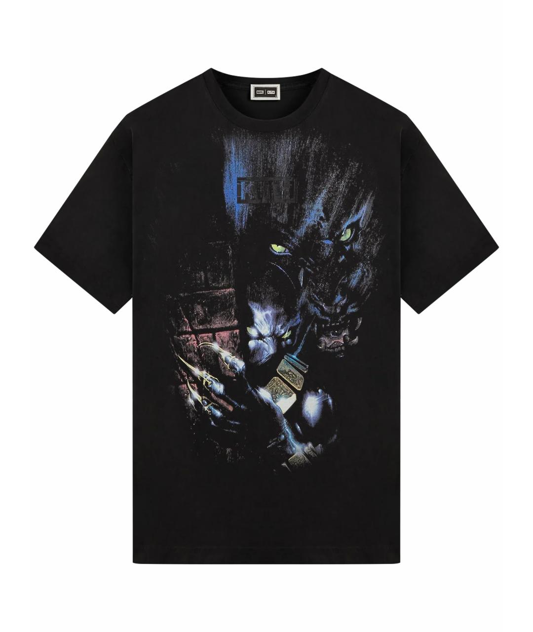 KITH Черная хлопковая футболка, фото 1