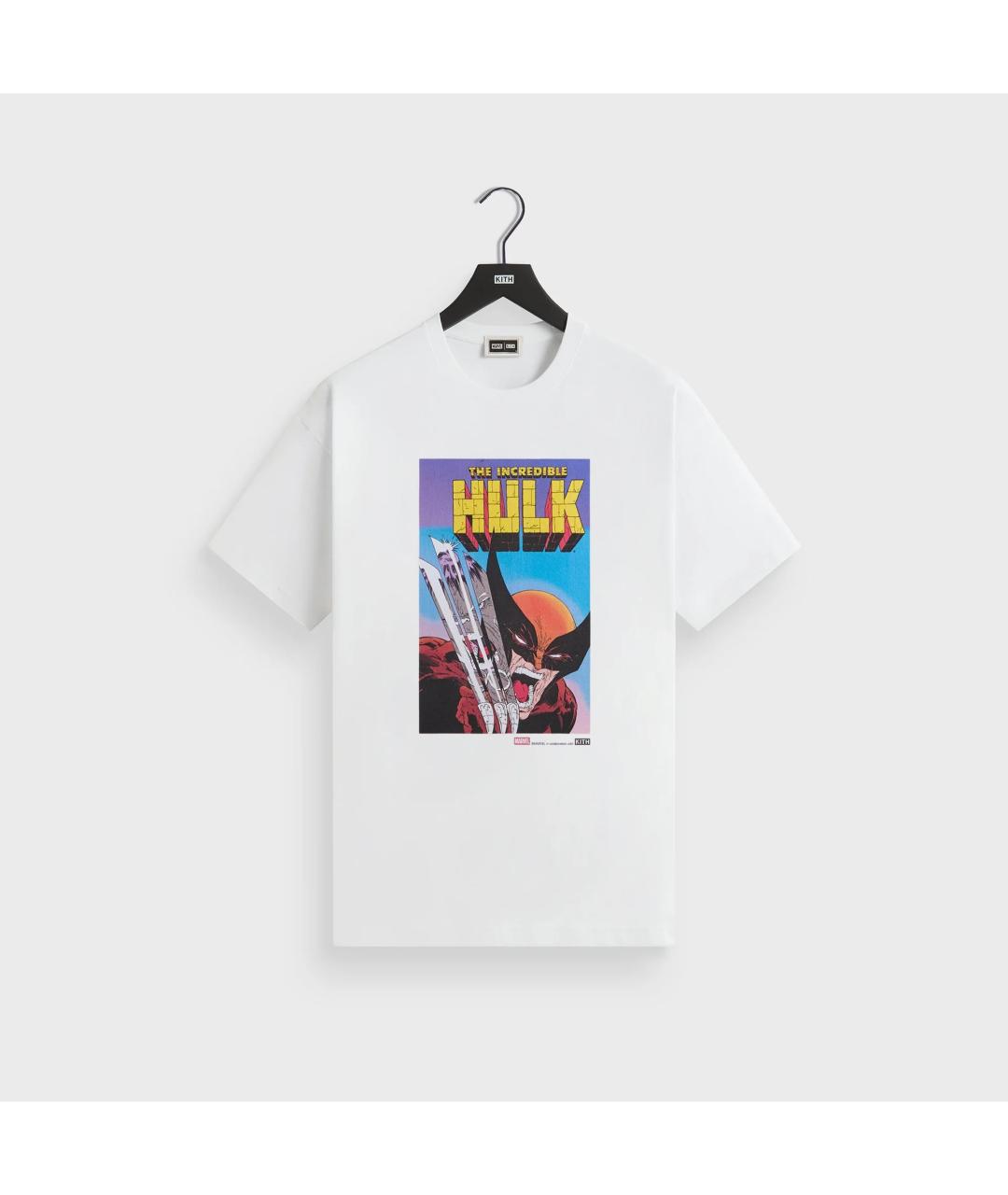 KITH Белая хлопковая футболка, фото 3