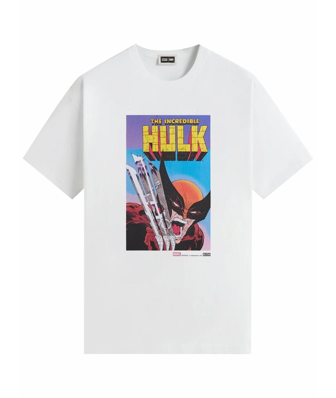 KITH Белая хлопковая футболка, фото 1