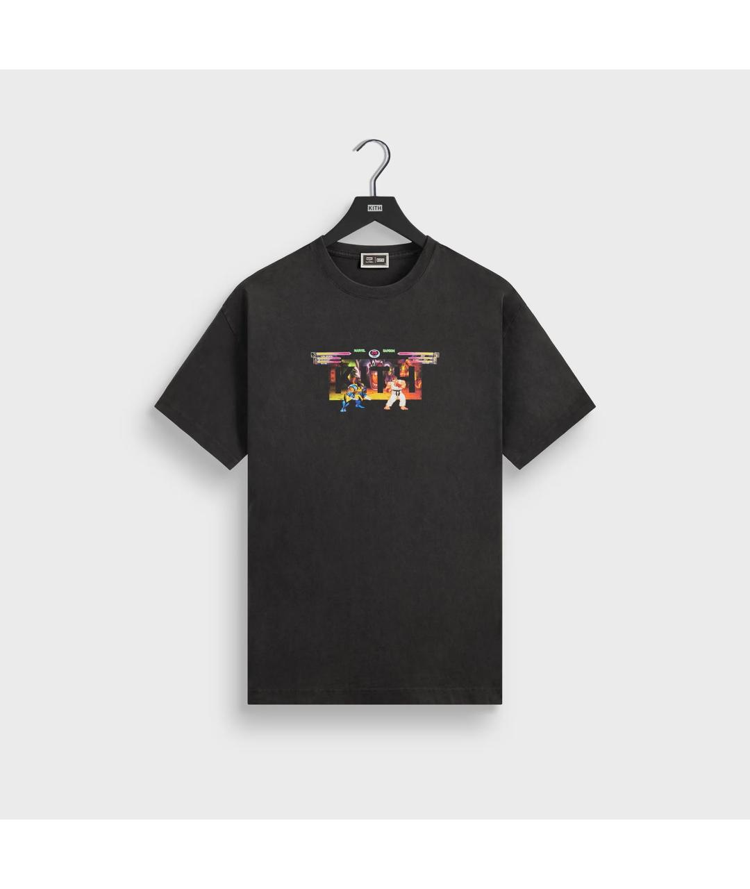 KITH Черная хлопковая футболка, фото 3