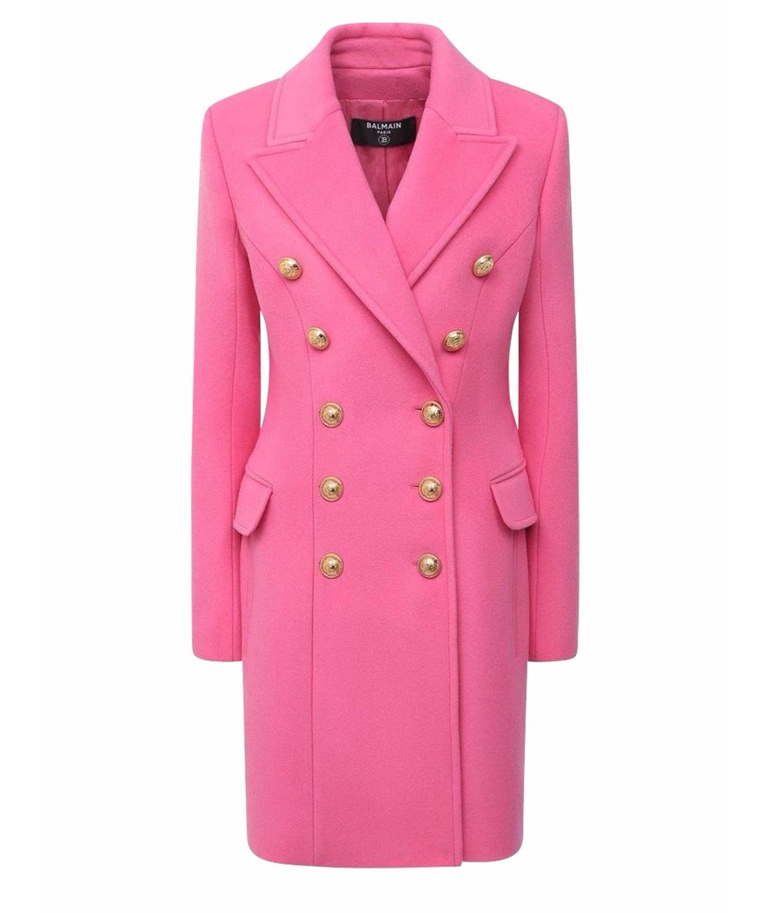 BALMAIN Розовое пальто, фото 1