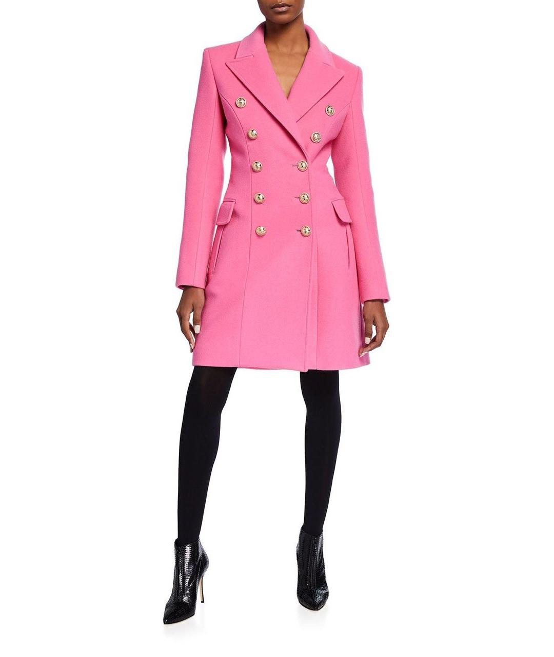BALMAIN Розовое пальто, фото 3