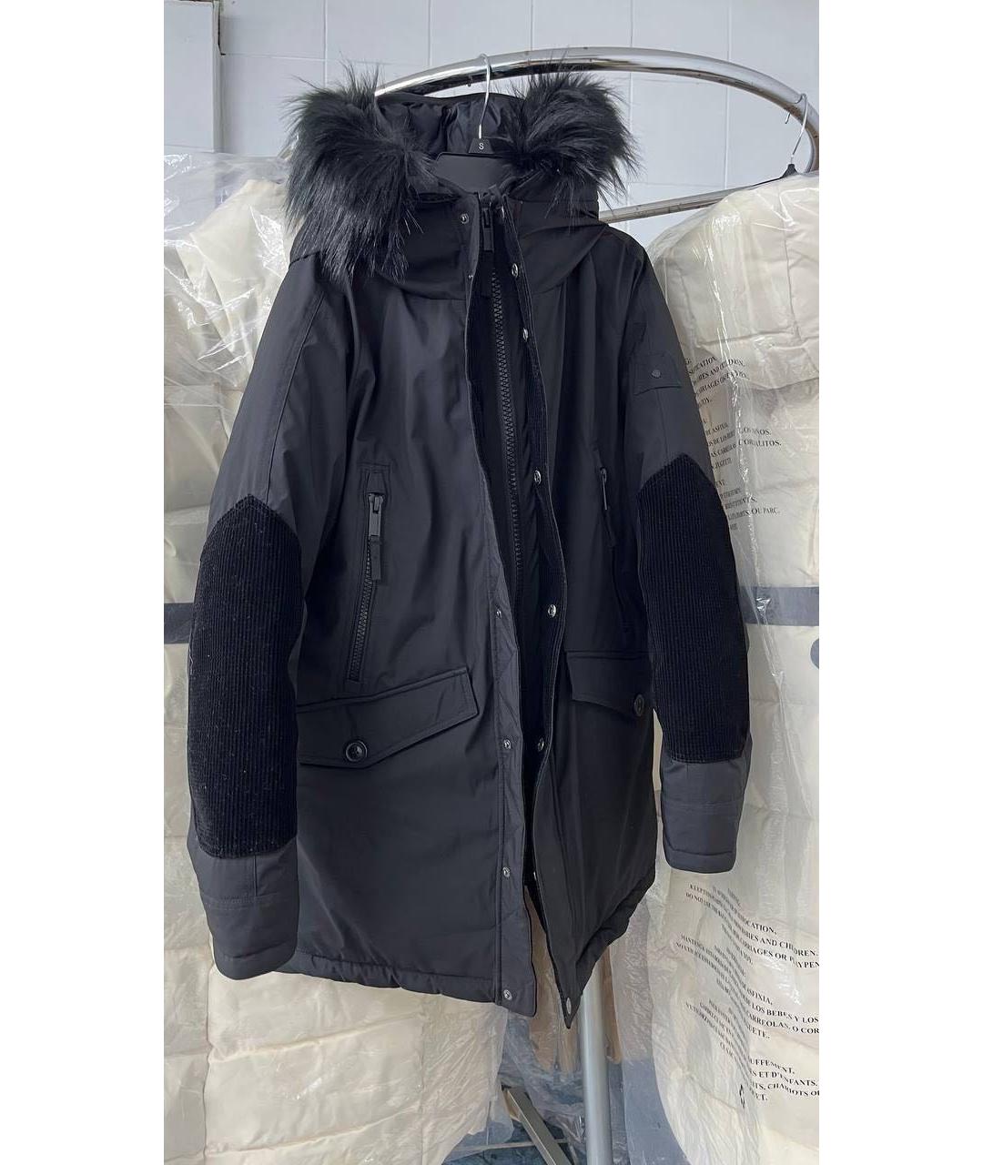 KARL LAGERFELD Черная полиэстеровая парка, фото 6