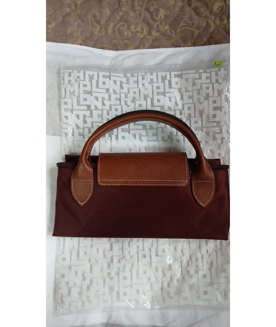 LONGCHAMP Коричневая тканевая дорожная/спортивная сумка, фото 7