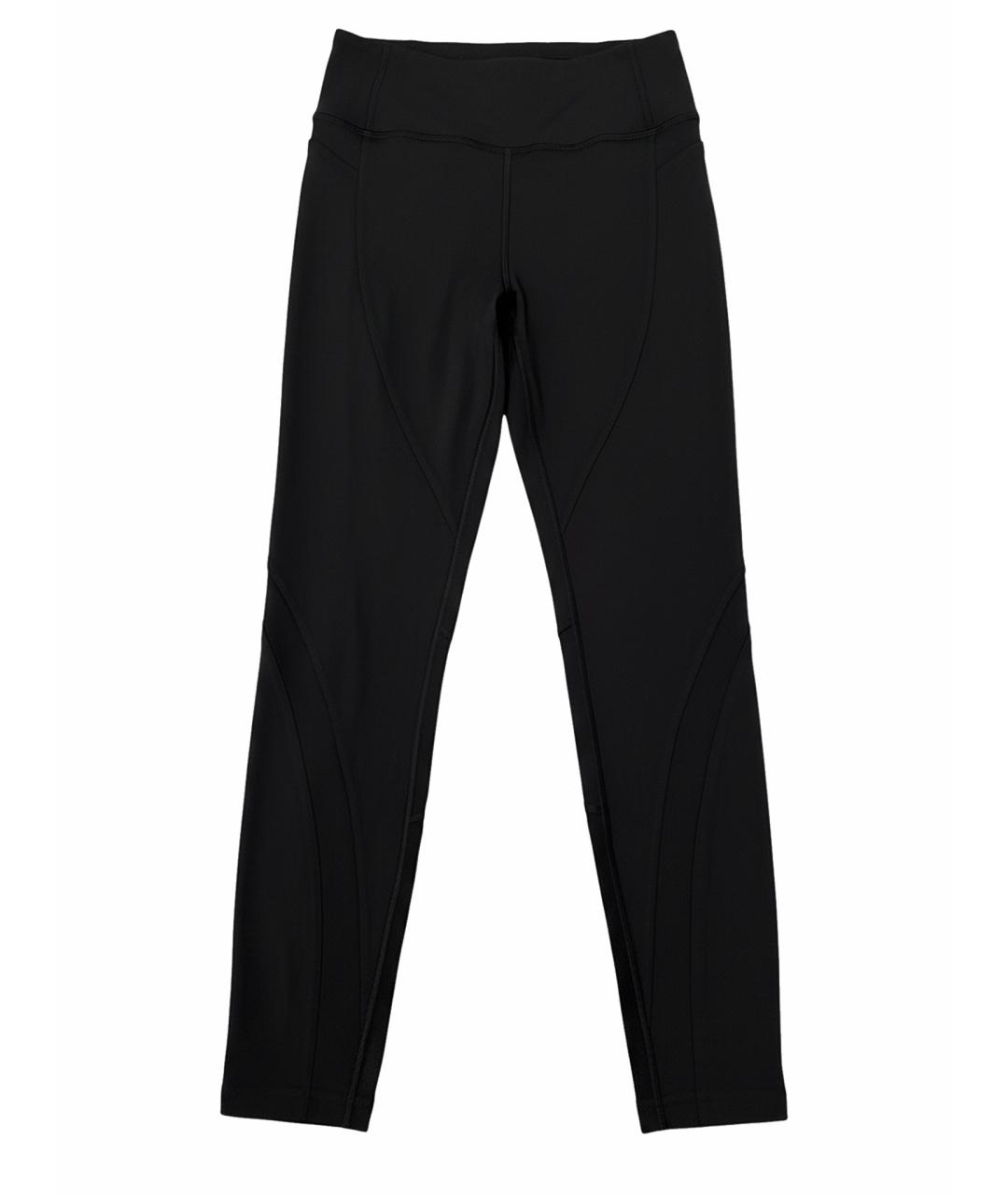 Lululemon Черные полиэстеровые леггинсы и велосипедки, фото 1