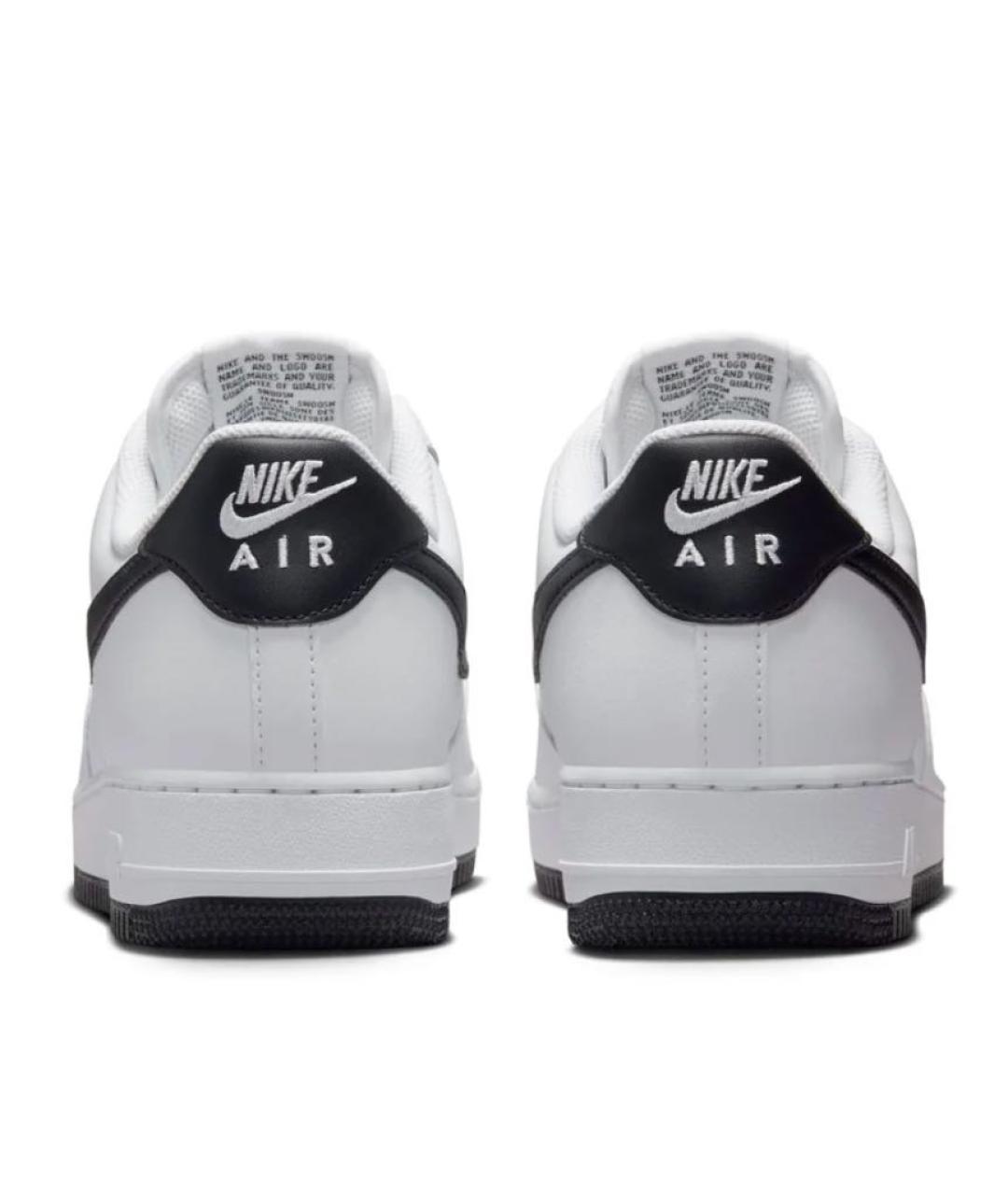 NIKE Белые кожаные низкие кроссовки / кеды, фото 3