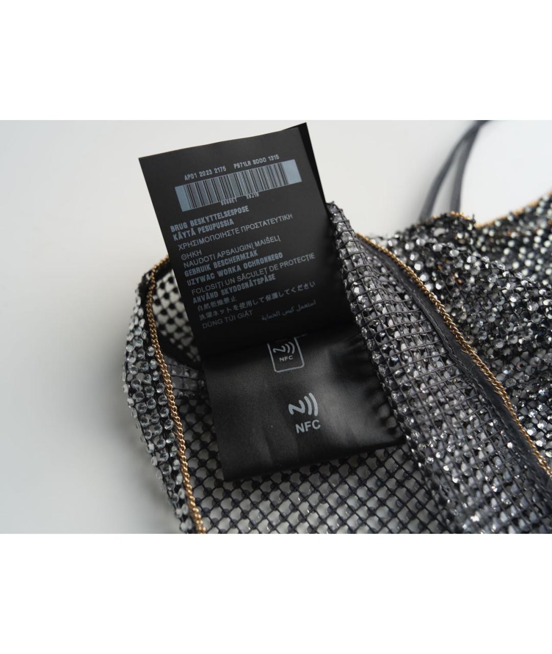 PRADA Серебряное полиэстеровое вечернее платье, фото 6