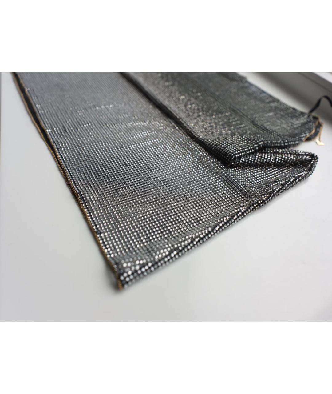 PRADA Серебряное полиэстеровое вечернее платье, фото 7