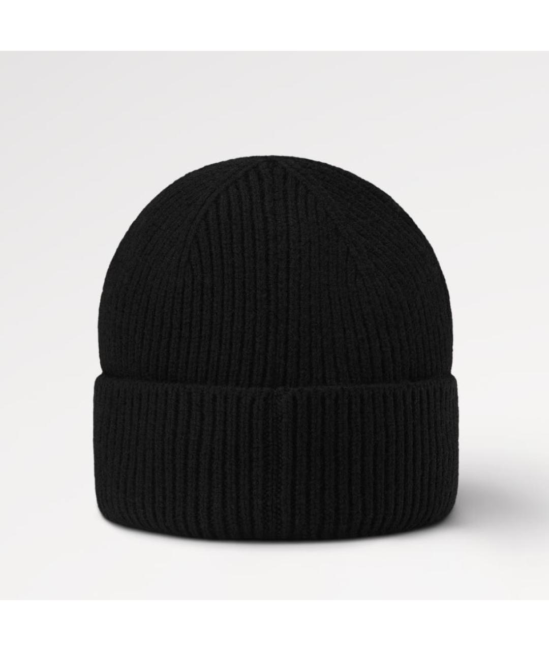 LOUIS VUITTON Черная кашемировая шапка, фото 2