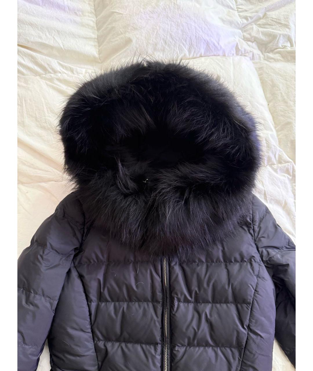 PRADA Черный меховой пуховик, фото 5