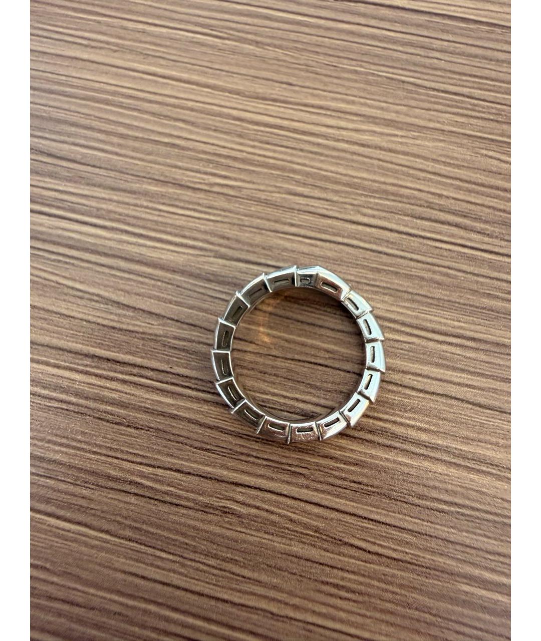 BVLGARI Серебряное кольцо из белого золота, фото 4