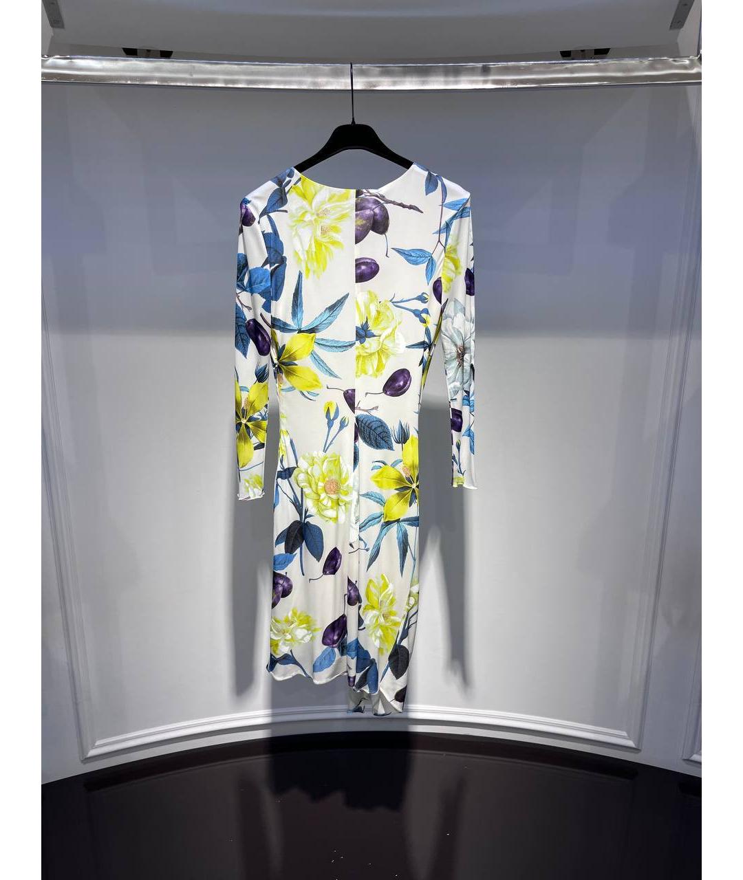 ROBERTO CAVALLI Мульти шелковое коктейльное платье, фото 3