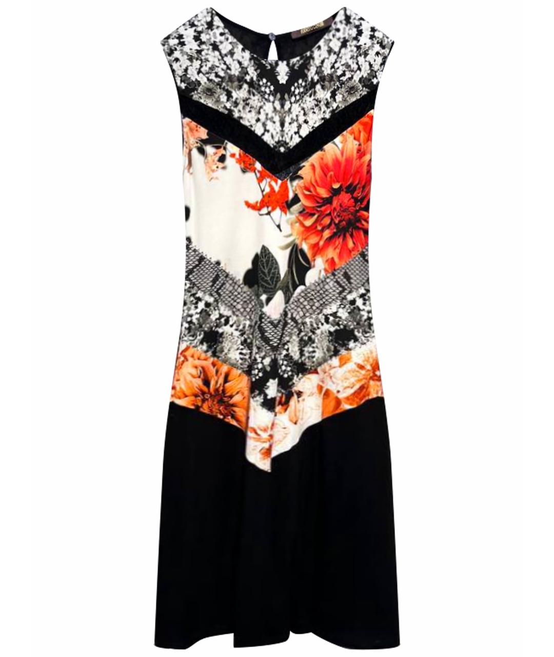 ROBERTO CAVALLI Мульти вискозное коктейльное платье, фото 1