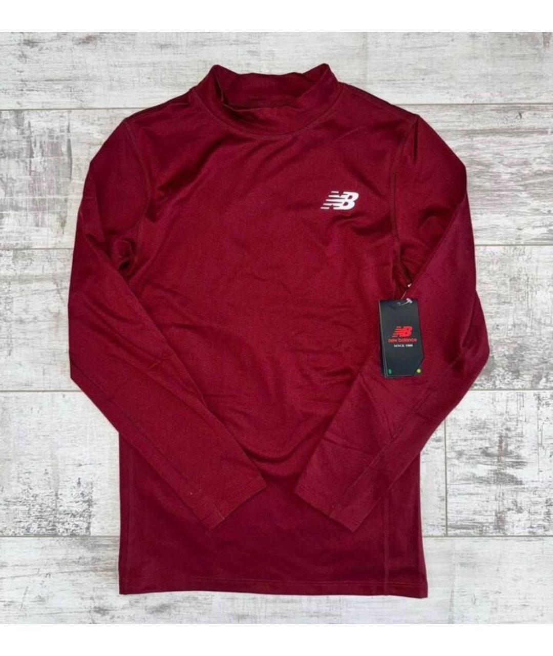 NEW BALANCE Бордовая полиэстеровая водолазка, фото 7