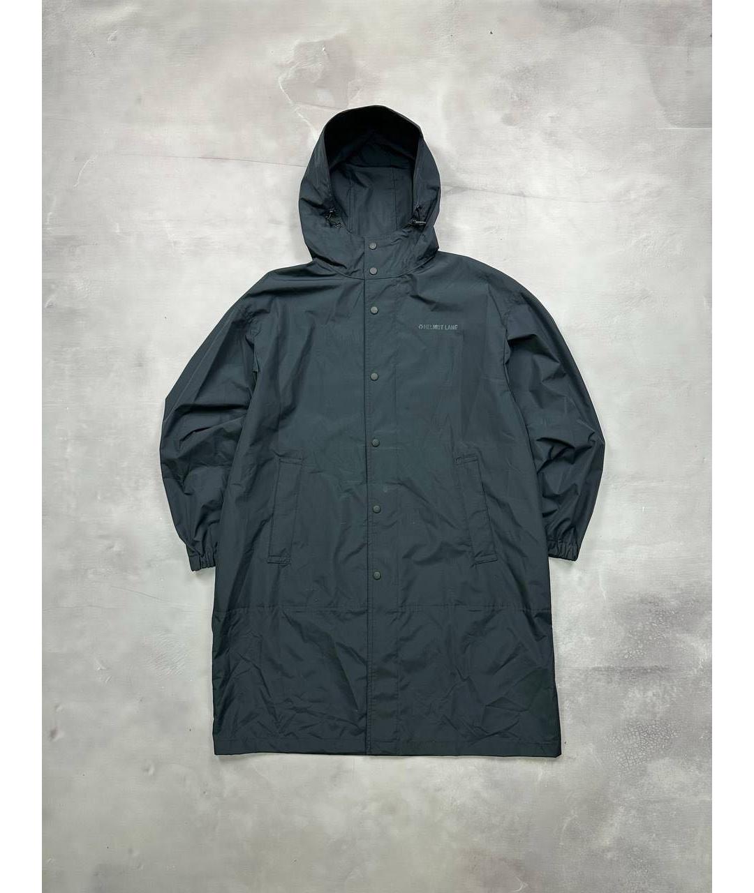 HELMUT LANG Темно-синий тренч / плащ, фото 2