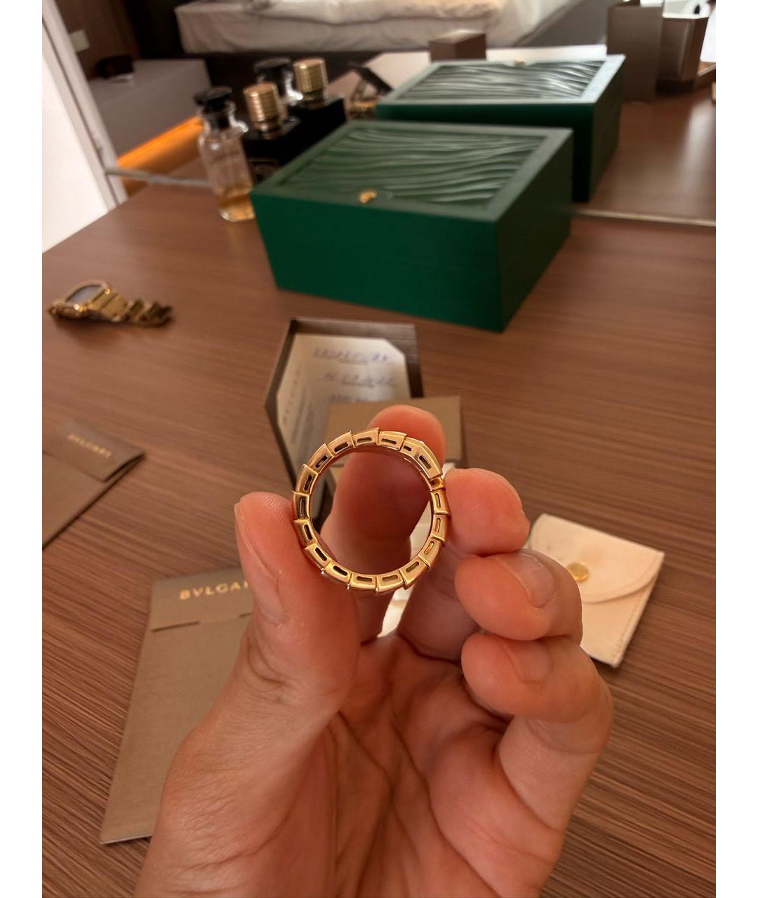 BVLGARI Розовое кольцо из розового золота, фото 4