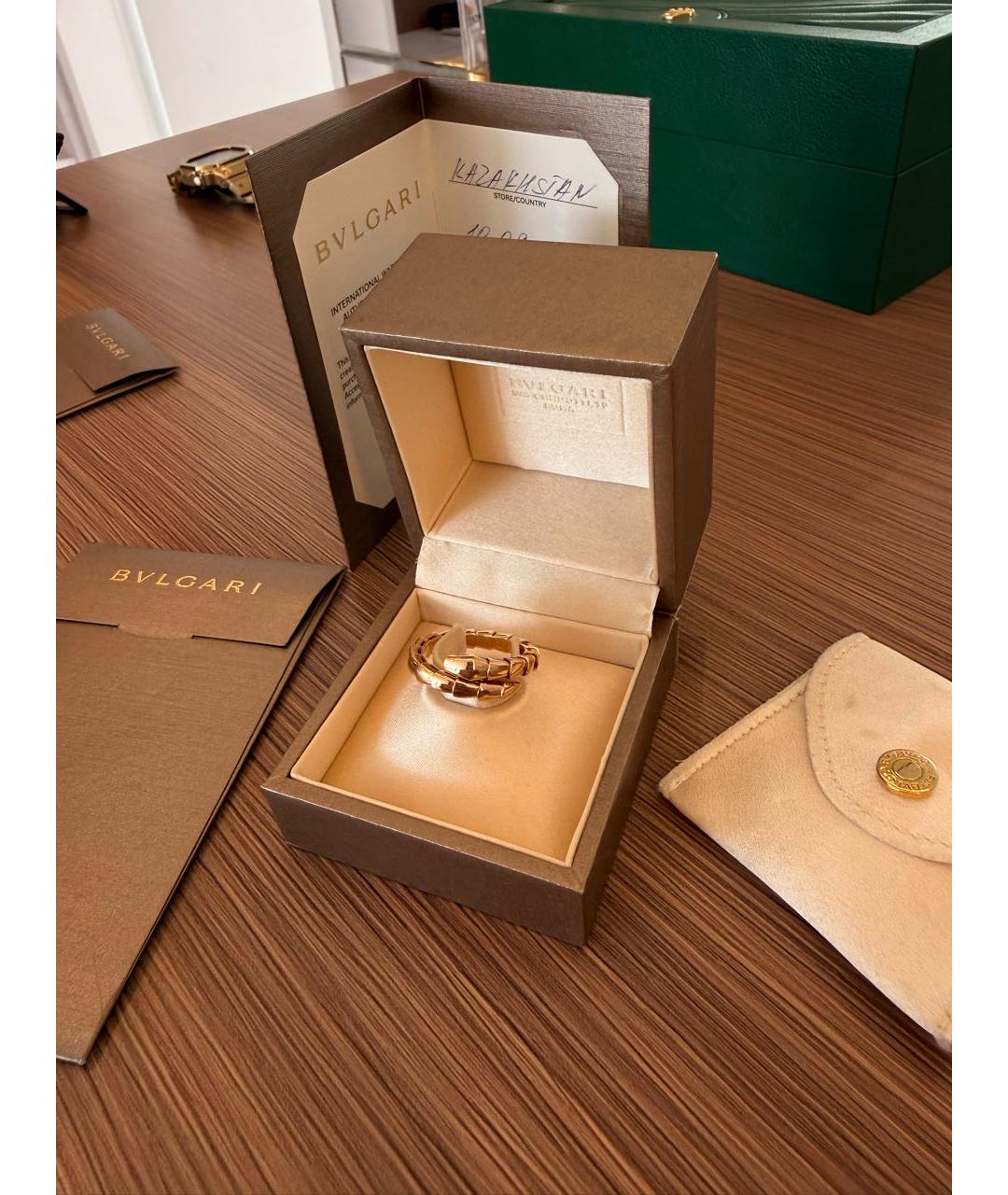 BVLGARI Розовое кольцо из розового золота, фото 7