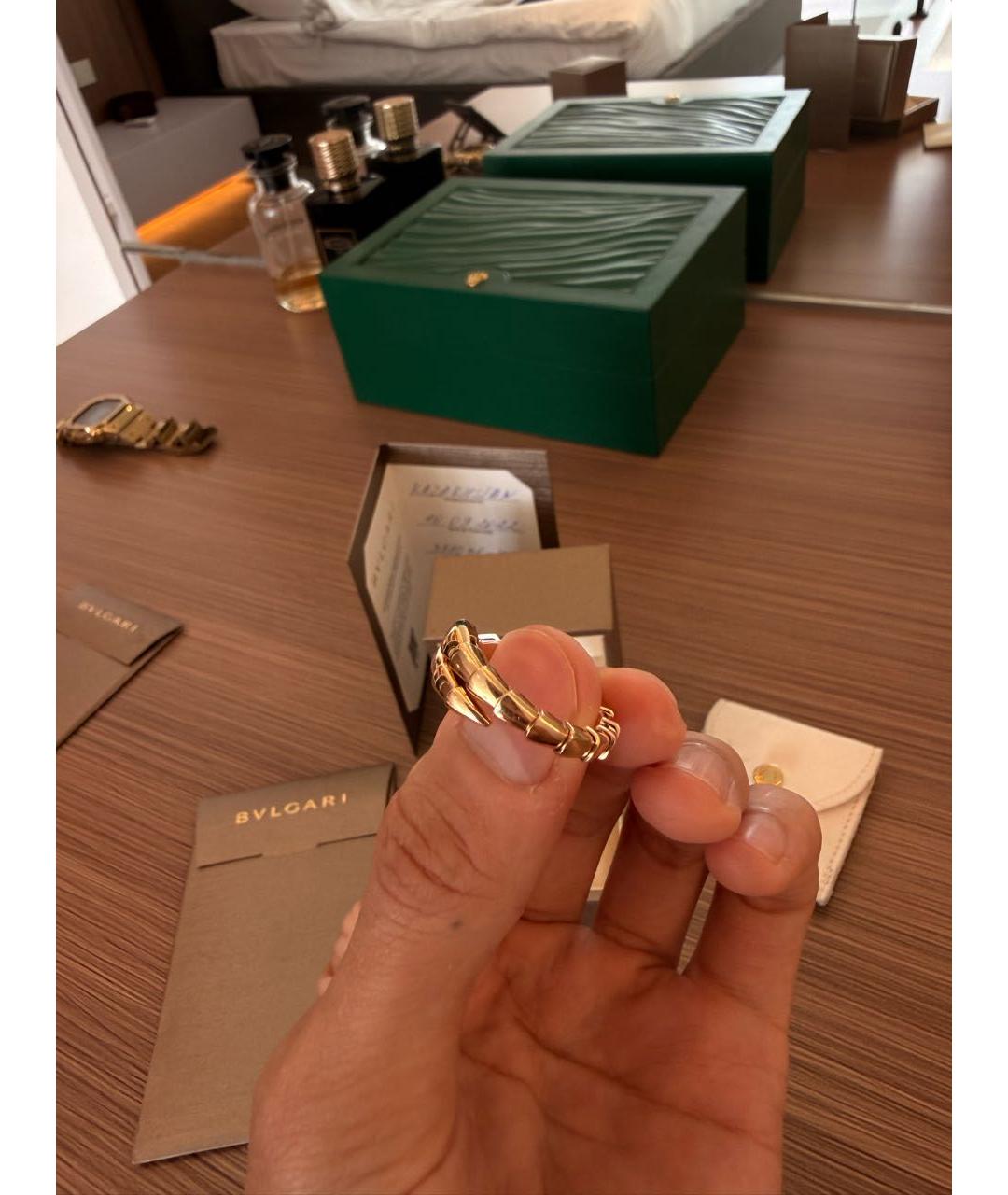 BVLGARI Розовое кольцо из розового золота, фото 3