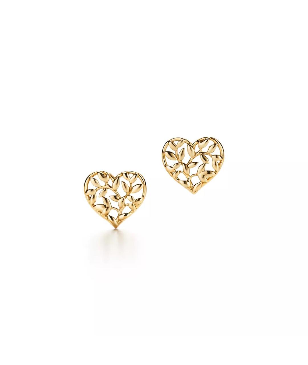 TIFFANY&CO Желтые серьги из желтого золота, фото 6