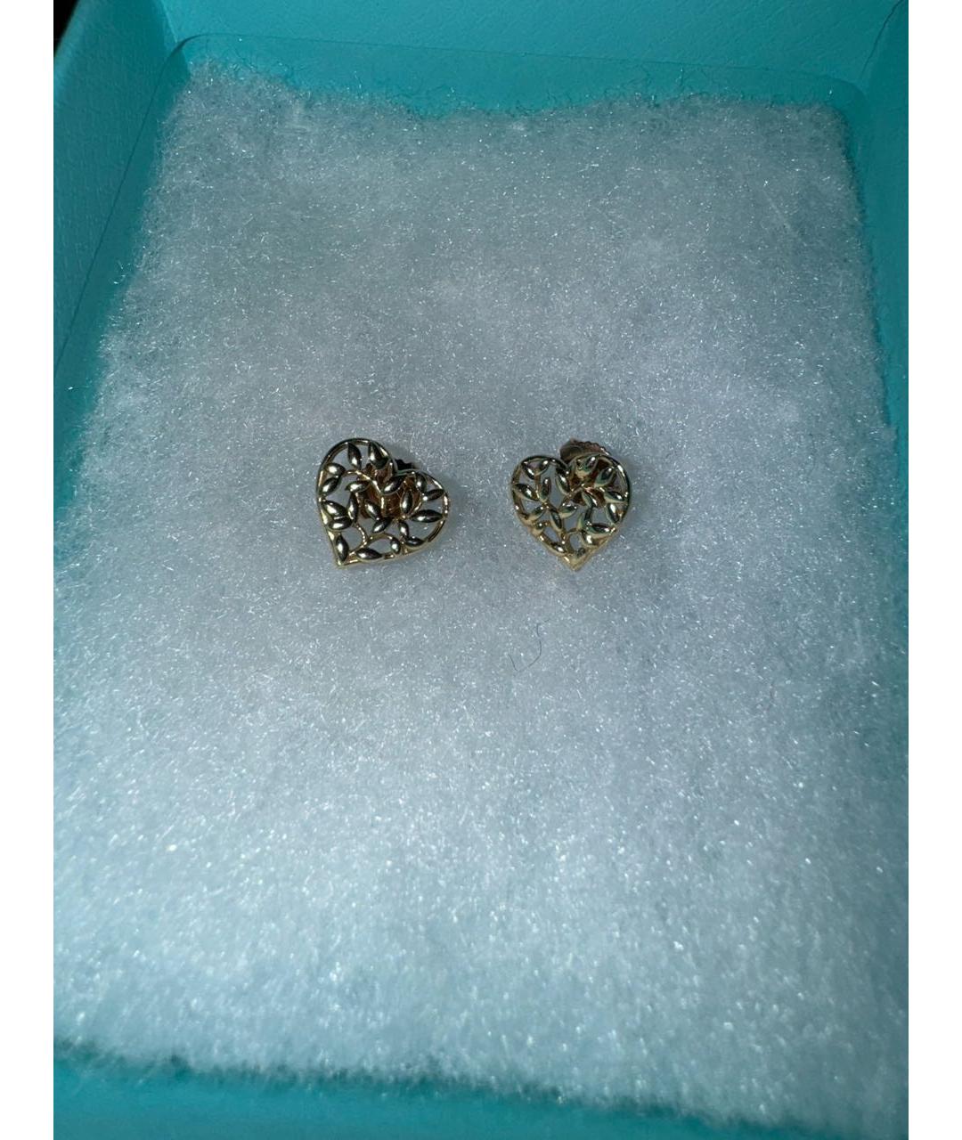 TIFFANY&CO Желтые серьги из желтого золота, фото 2