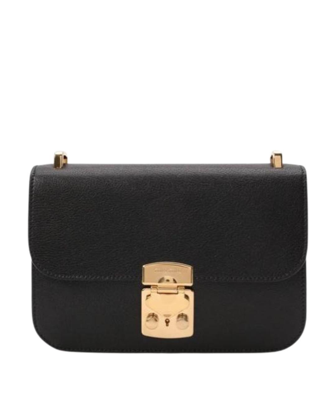 MIU MIU Черная кожаная сумка через плечо, фото 1