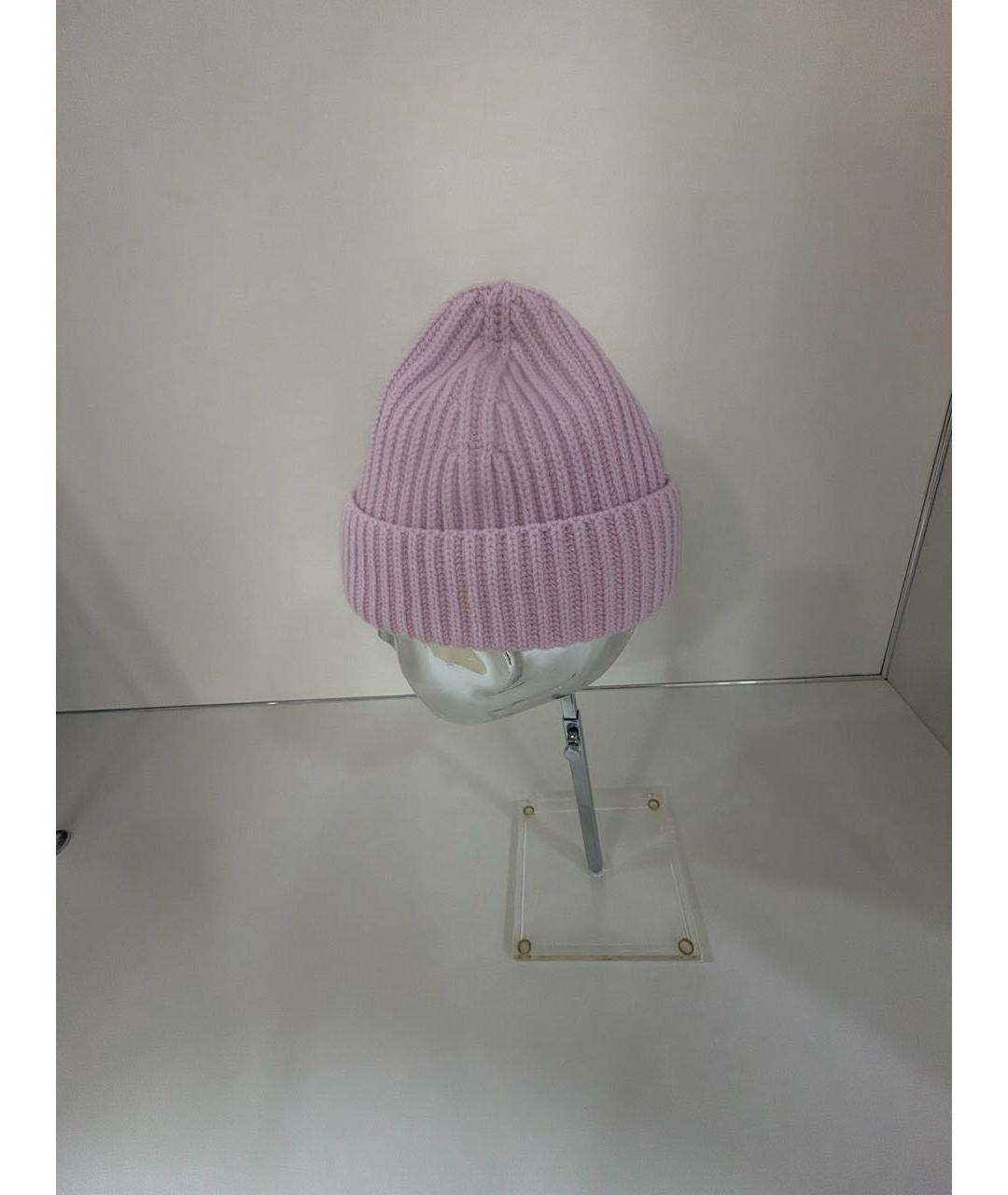 LOEWE Розовая кашемировая шапка, фото 7