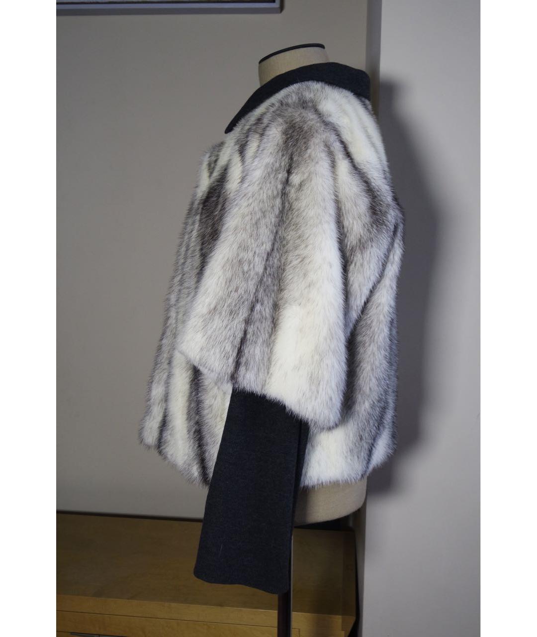 CHLOE Бежевая меховая шуба, фото 2