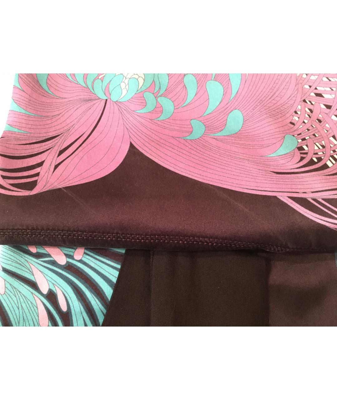 GUCCI Черная шелковая футболка, фото 7