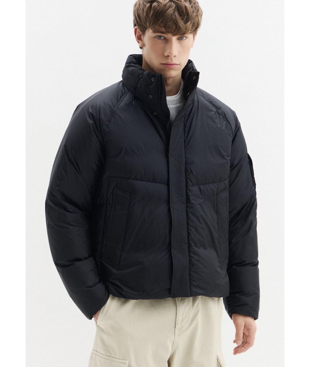 CP COMPANY Черный пуховик, фото 2