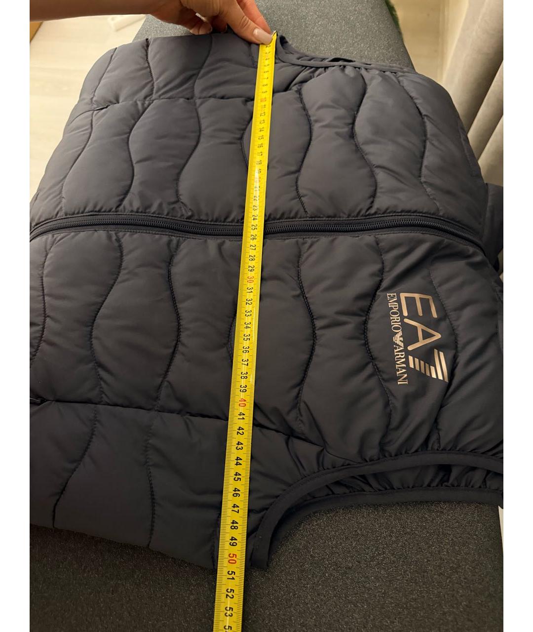 EMPORIO ARMANI Серый полиэстеровый жилет, фото 6