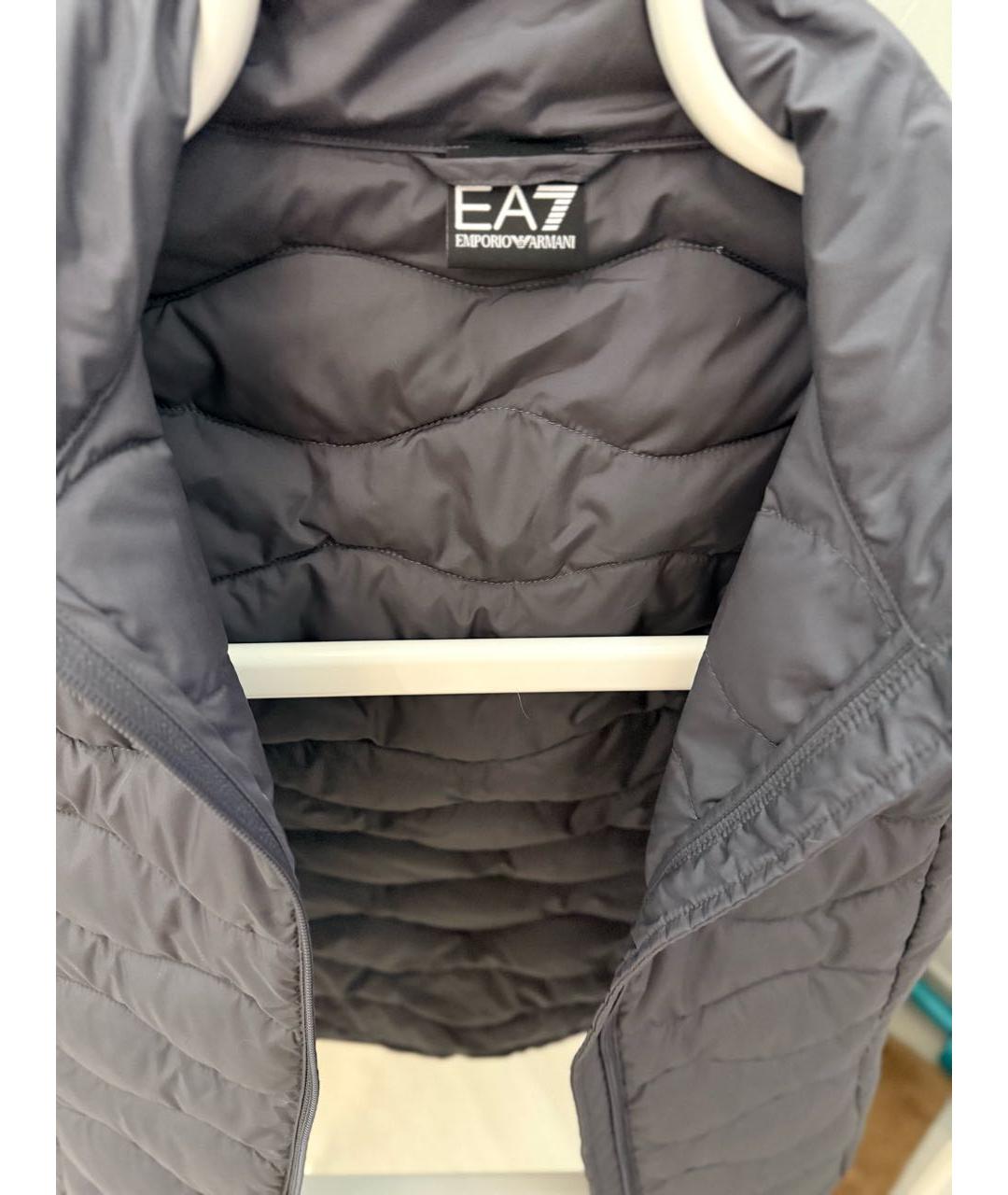 EMPORIO ARMANI Серый полиэстеровый жилет, фото 3