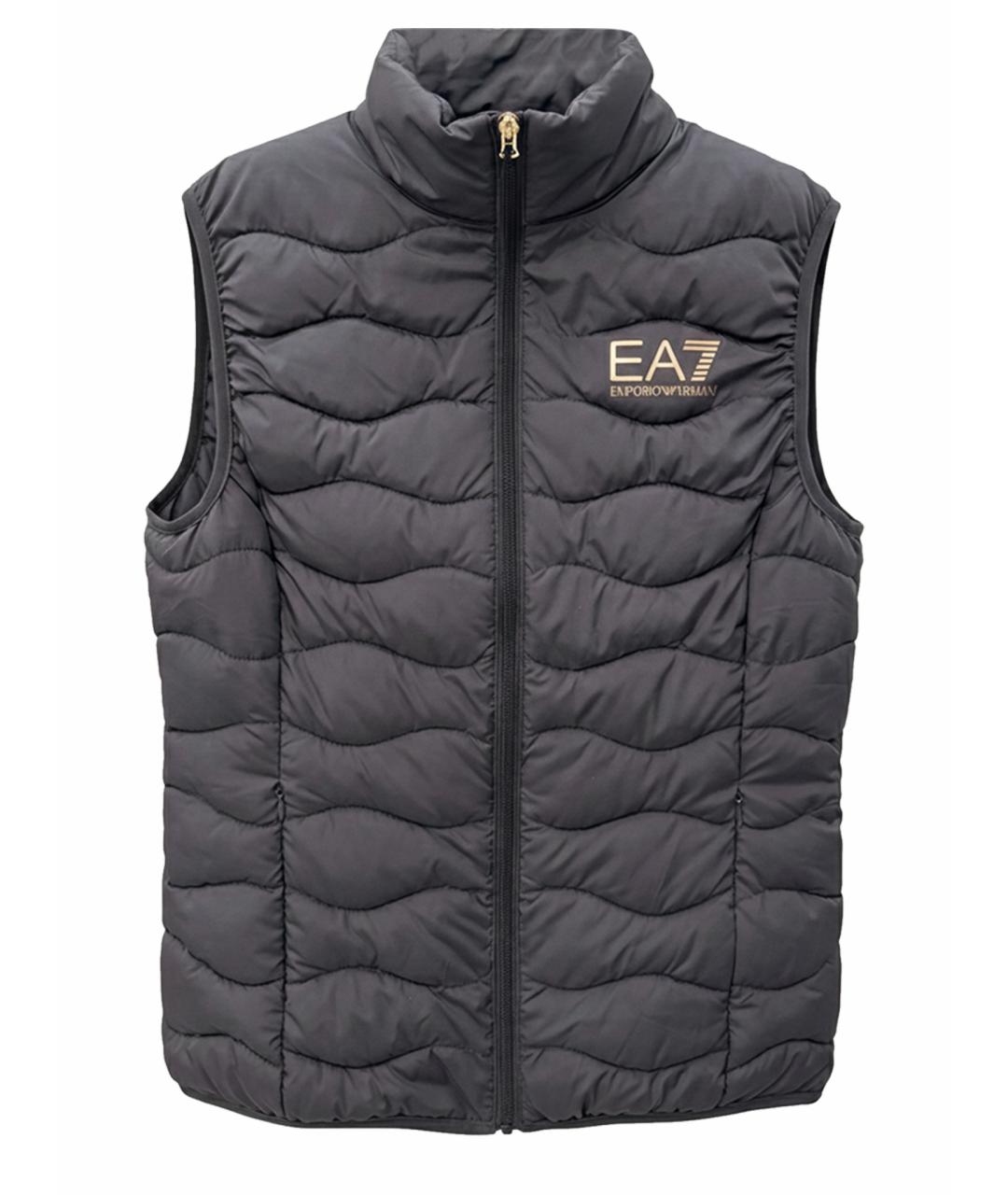 EMPORIO ARMANI Серый полиэстеровый жилет, фото 9