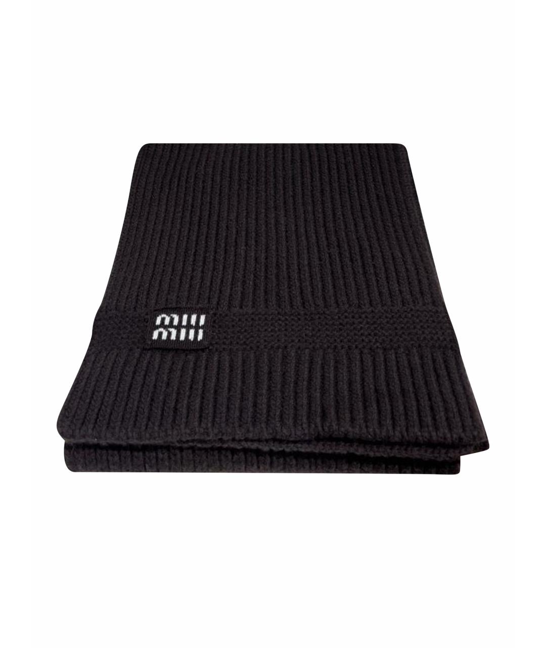 MIU MIU Коричневый шарф, фото 1