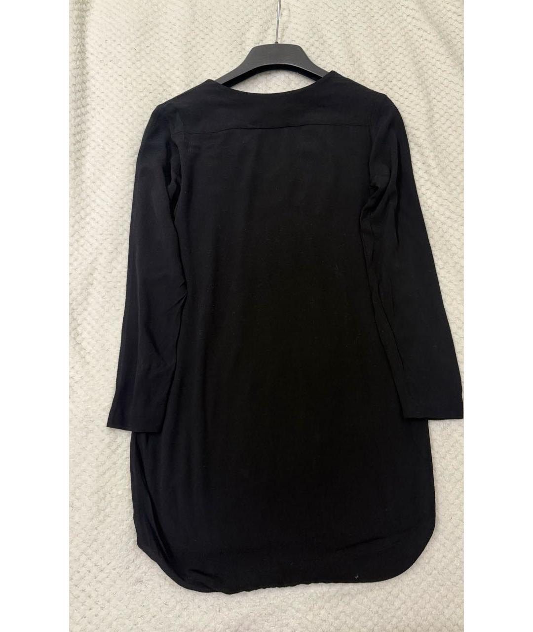 SANDRO Черное вискозное коктейльное платье, фото 6