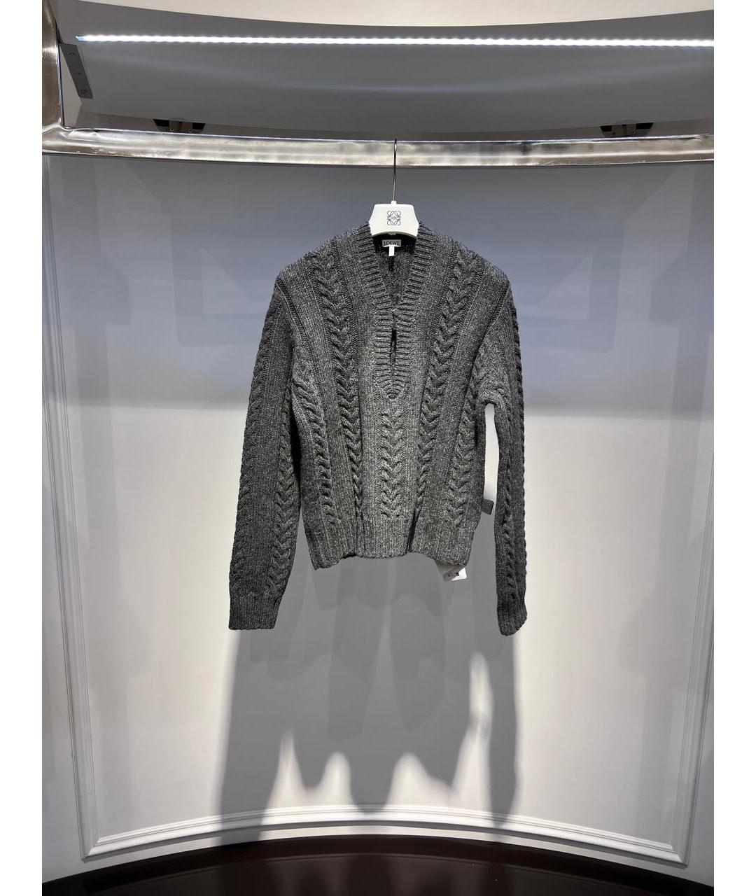 LOEWE Серый джемпер / свитер, фото 3