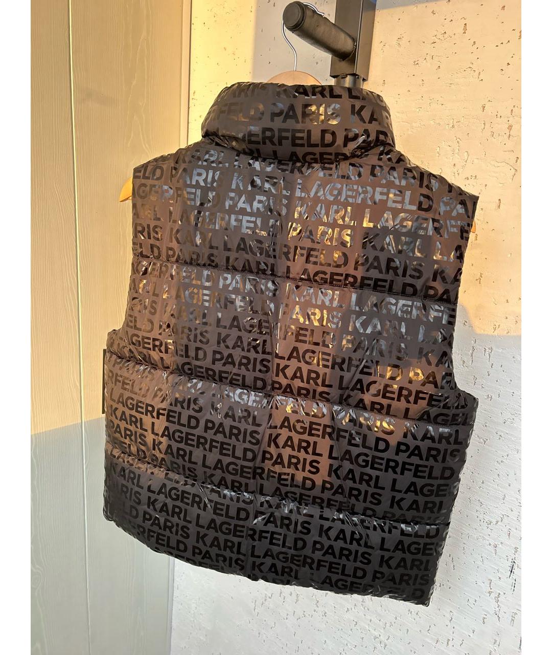 KARL LAGERFELD Черный жилет, фото 7
