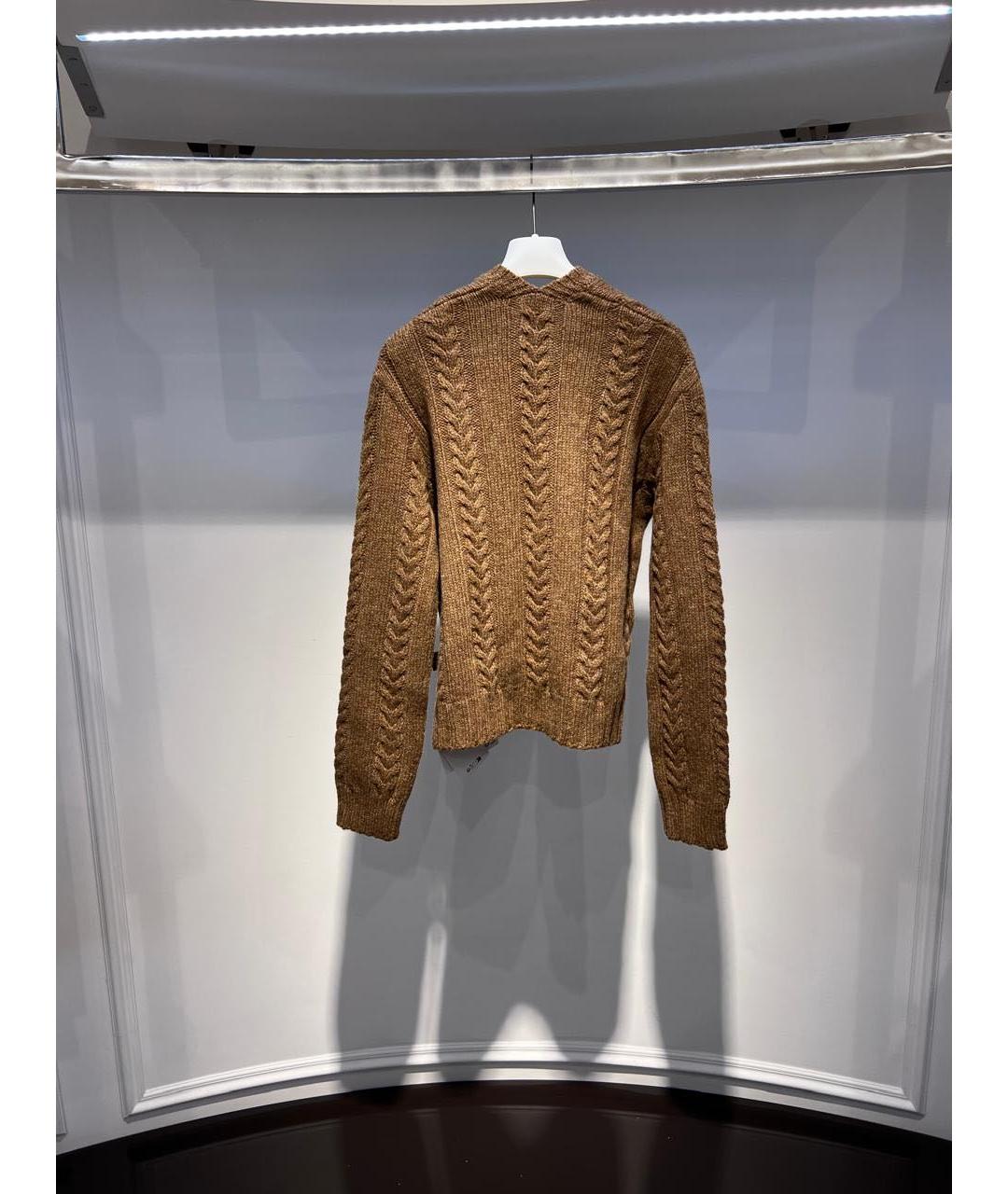 LOEWE Коричневый джемпер / свитер, фото 2