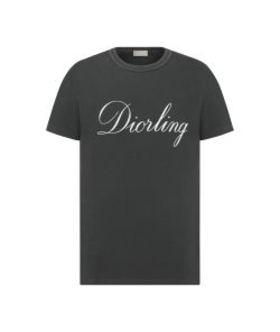 CHRISTIAN DIOR Серая футболка, фото 1