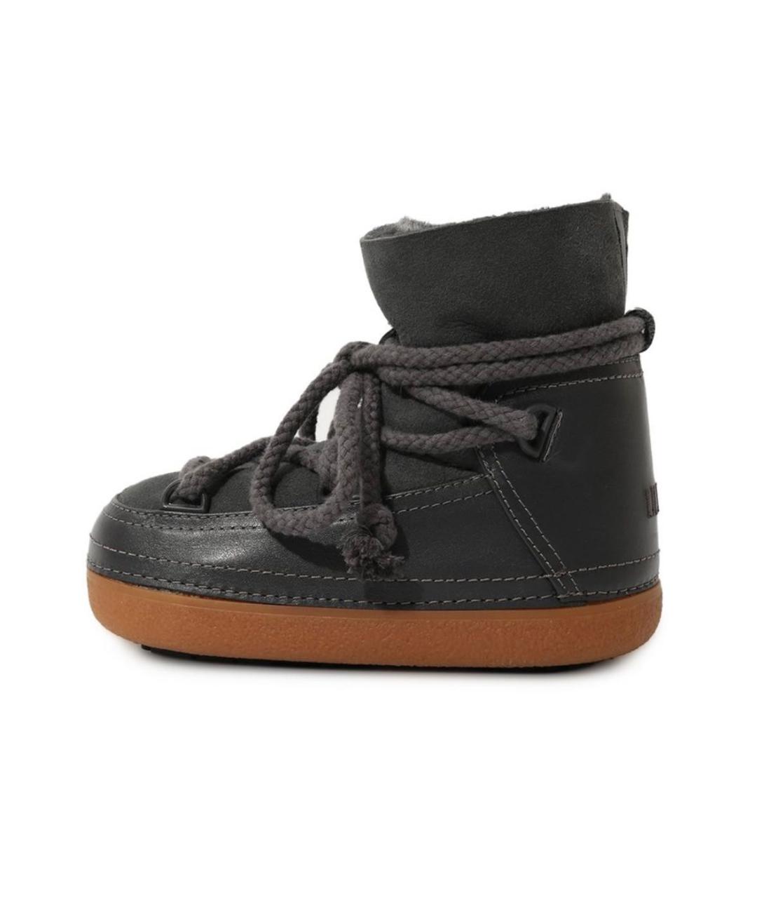 INUIKII Серые замшевые ботинки, фото 7