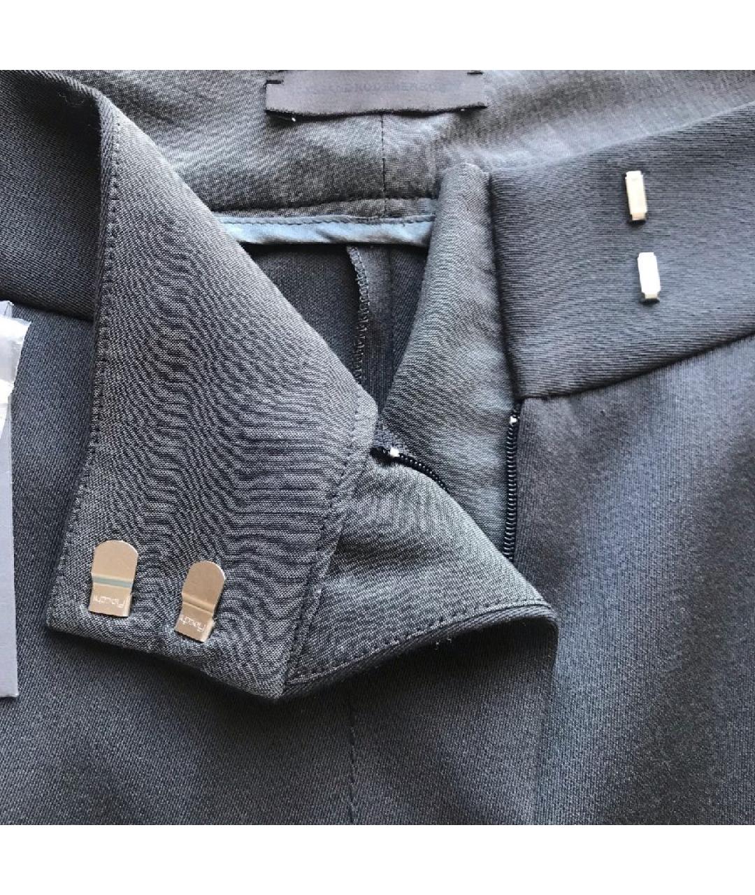 ALEXANDER MCQUEEN Серые шерстяные кюлоты, фото 9