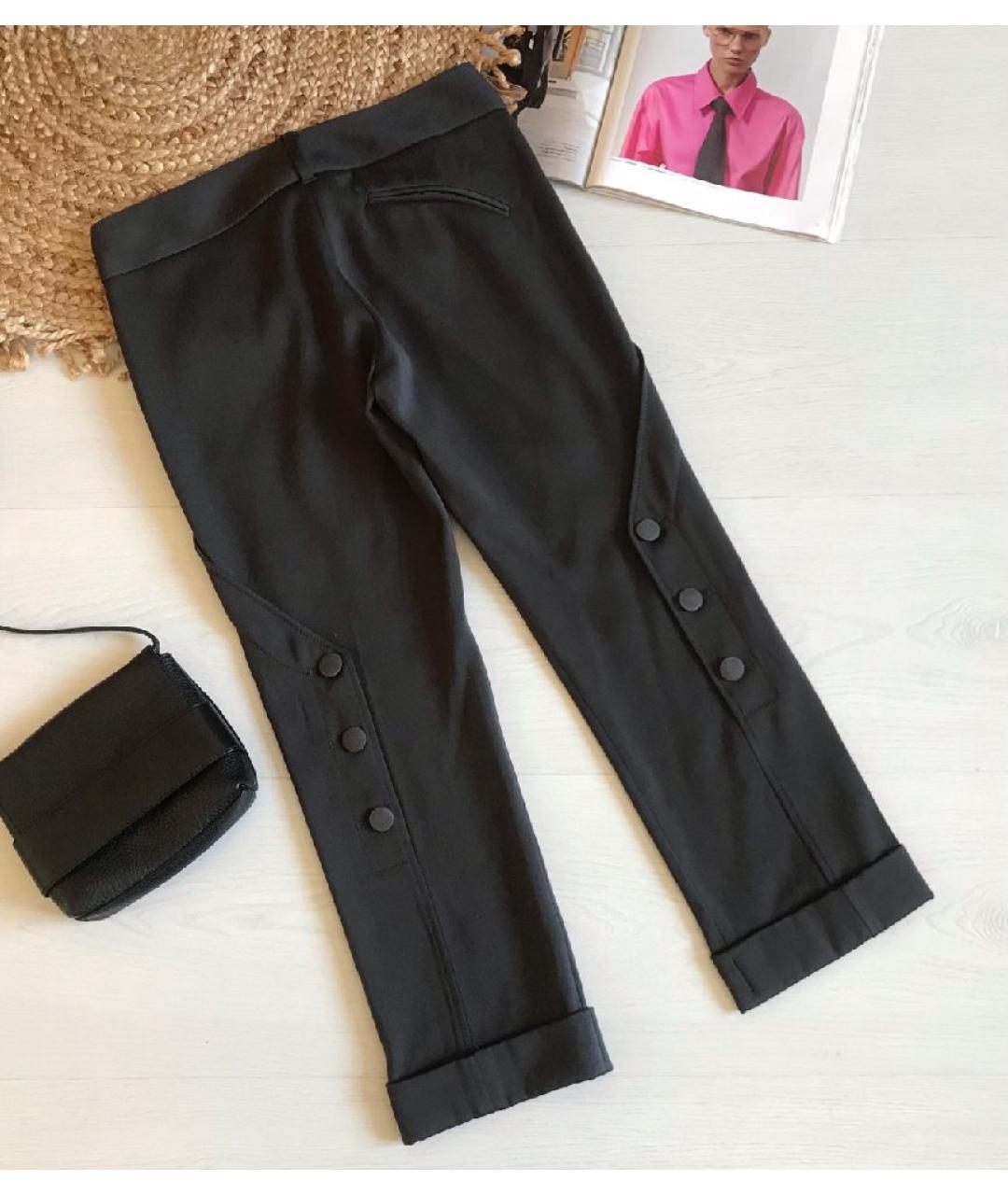 ALEXANDER MCQUEEN Серые шерстяные кюлоты, фото 4