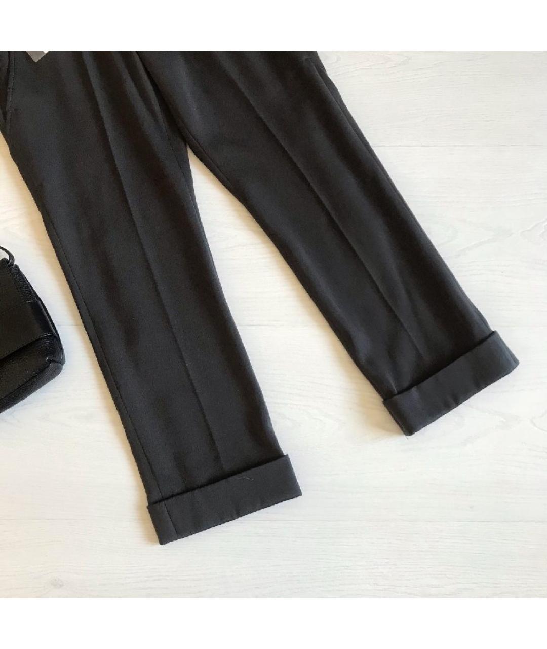 ALEXANDER MCQUEEN Серые шерстяные кюлоты, фото 3