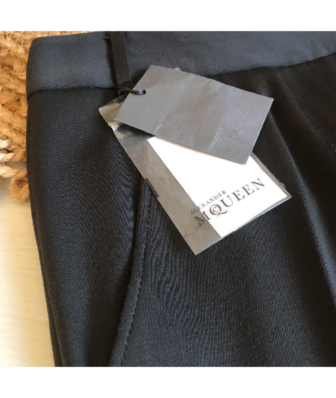 ALEXANDER MCQUEEN Серые шерстяные кюлоты, фото 6