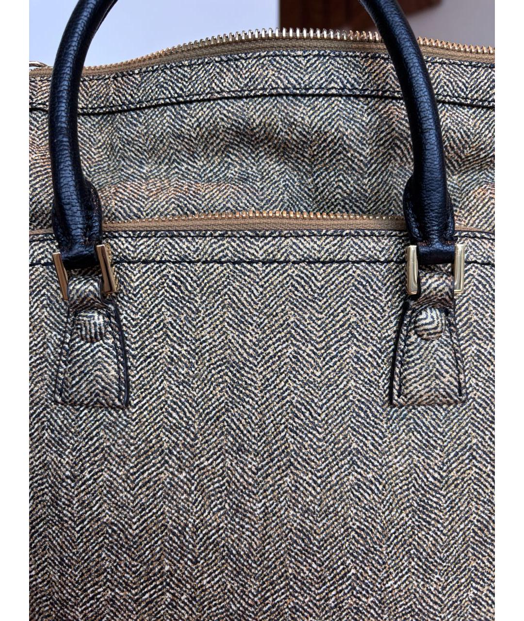 MAISON MARGIELA Коричневая сумка с короткими ручками, фото 4