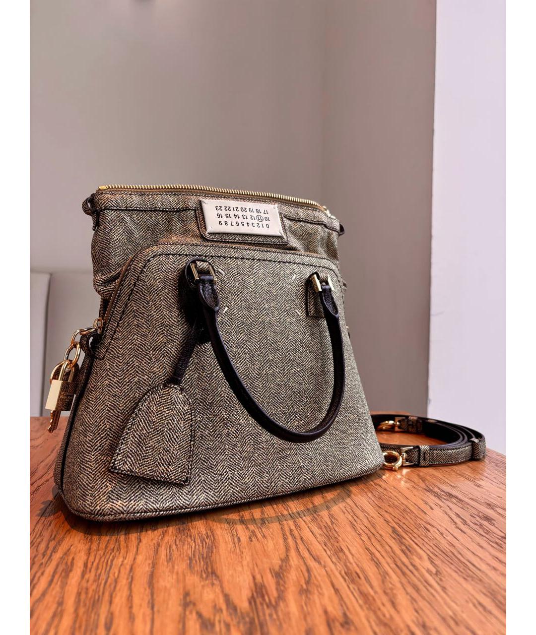 MAISON MARGIELA Коричневая сумка с короткими ручками, фото 2