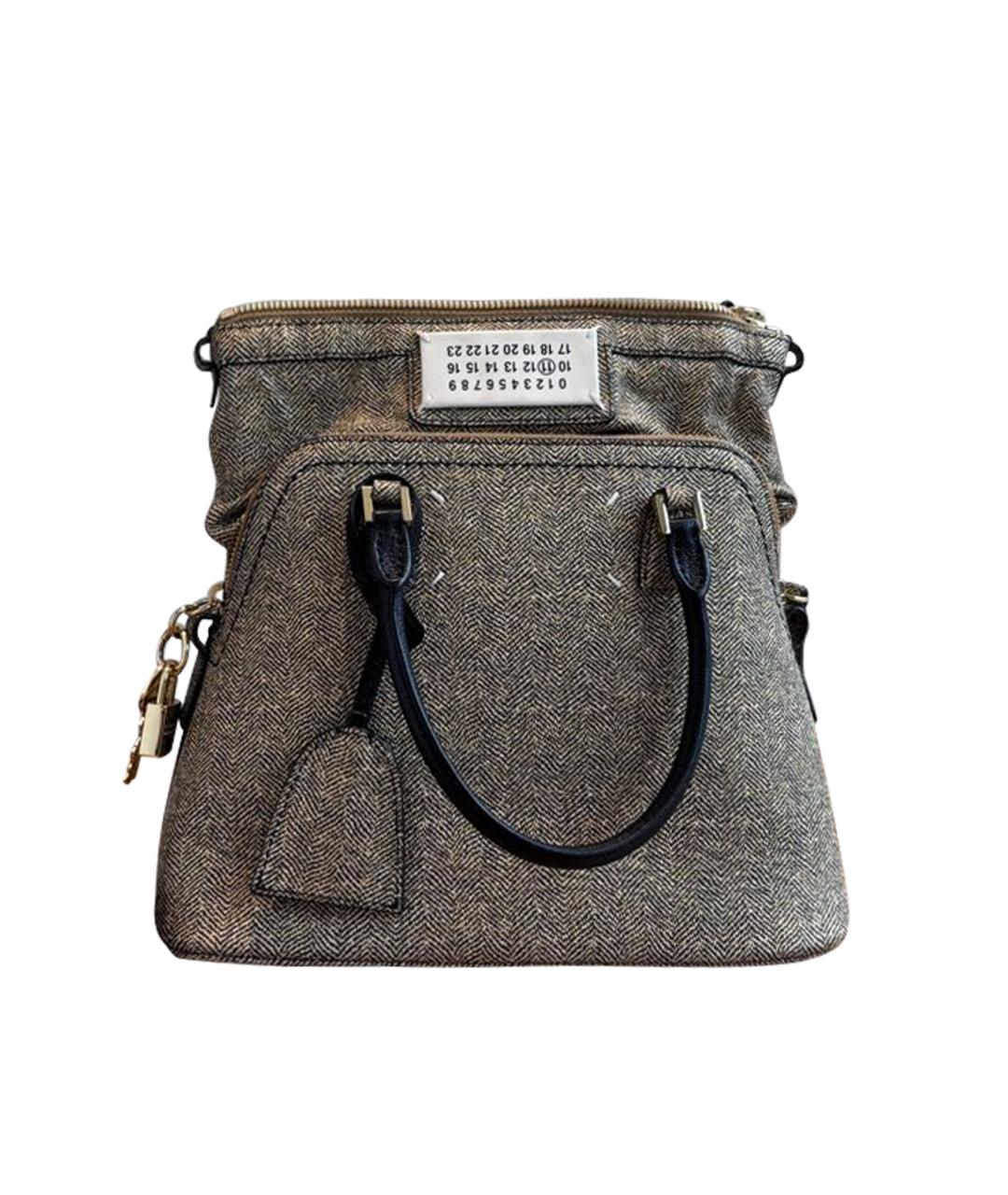 MAISON MARGIELA Коричневая сумка с короткими ручками, фото 1