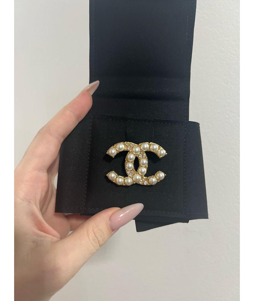 CHANEL Золотая булавка / брошь, фото 2